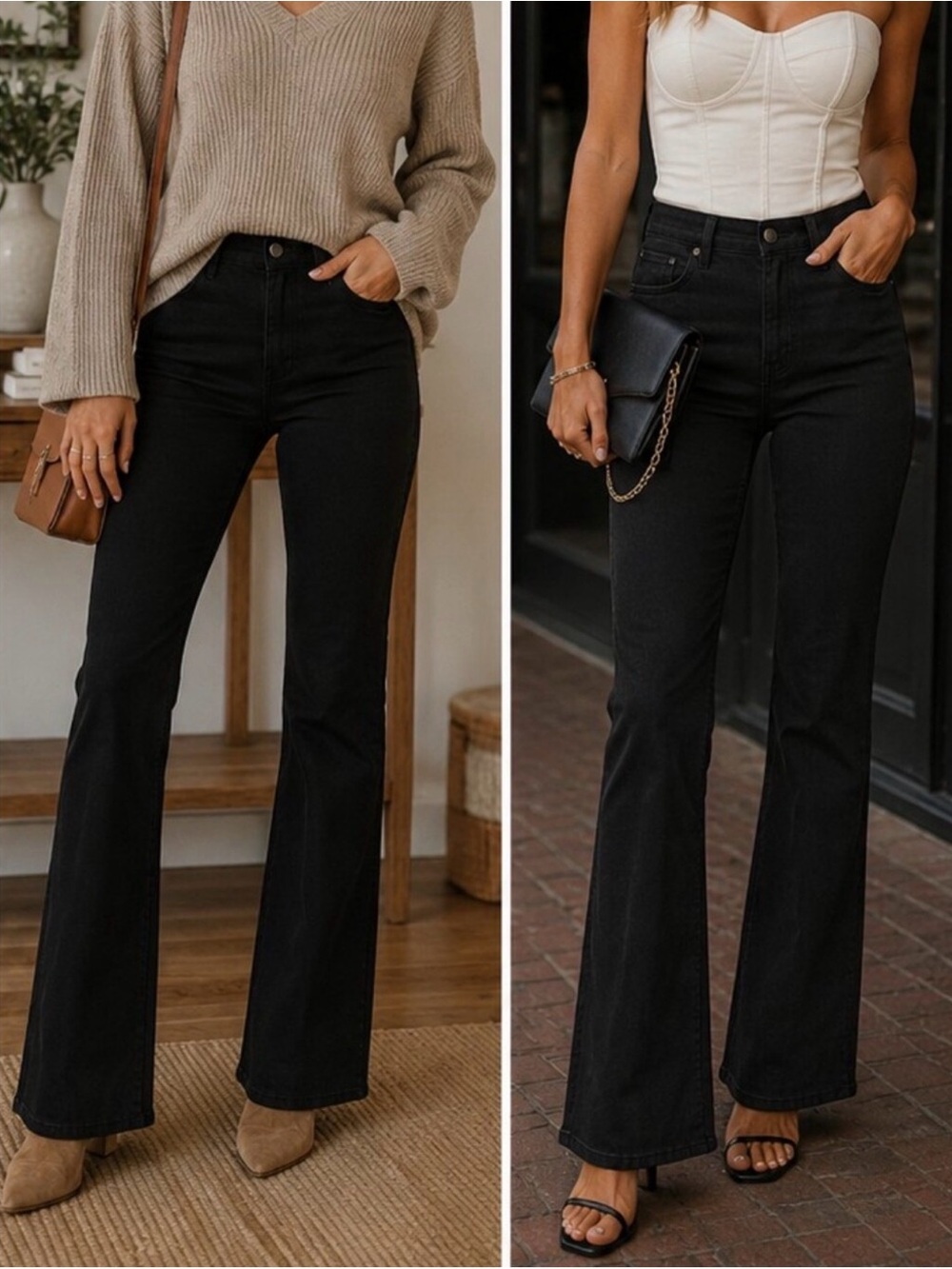 Levi’s Mid Rise Classic Bootcut Black Stretch Jeans size 6 28x32